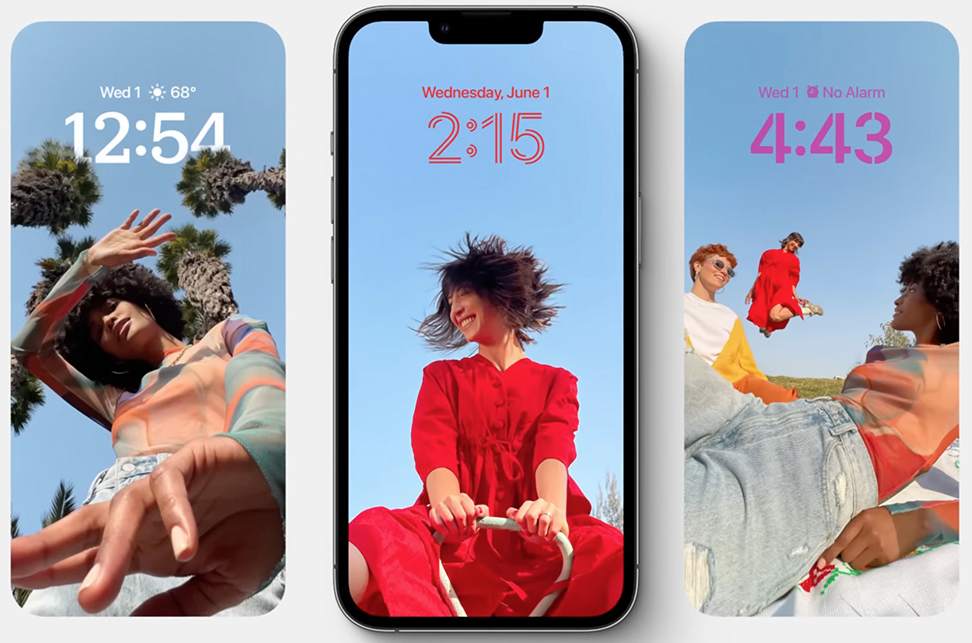 iOS 16 låseskærm