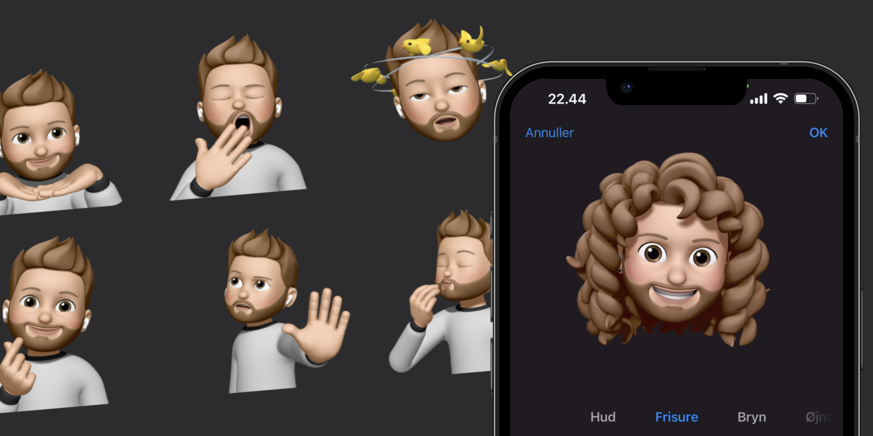 iOS 16 Memoji avatar