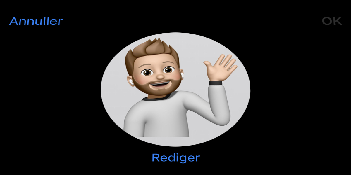 kontaktbillede Animoji/Memoji klistermærke