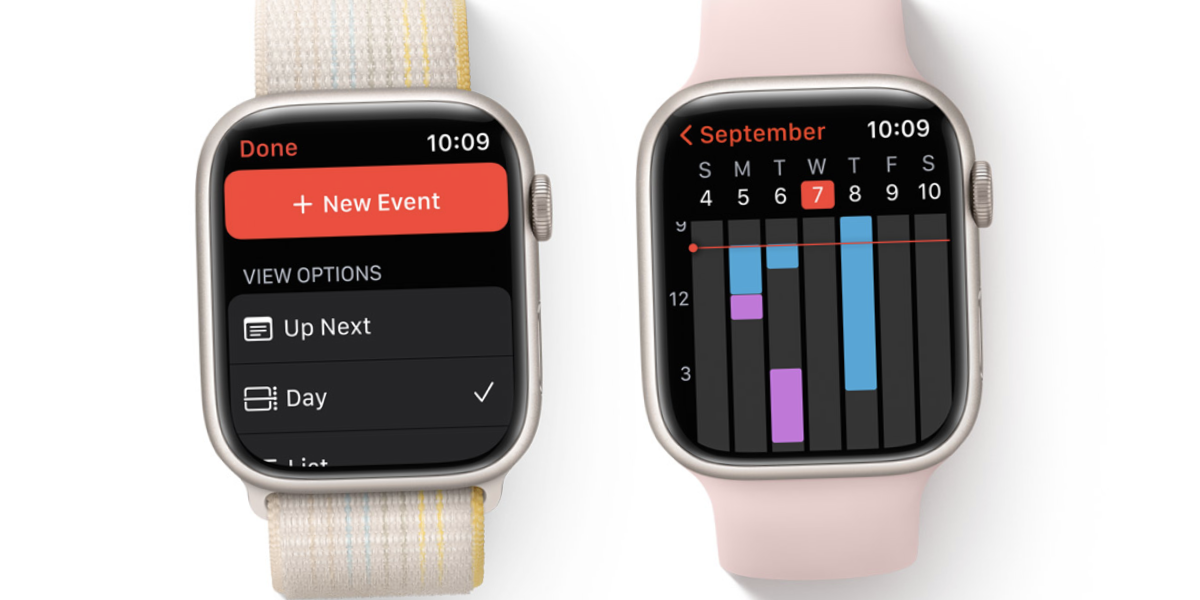 watchOS 9 Kalender Begivnheder