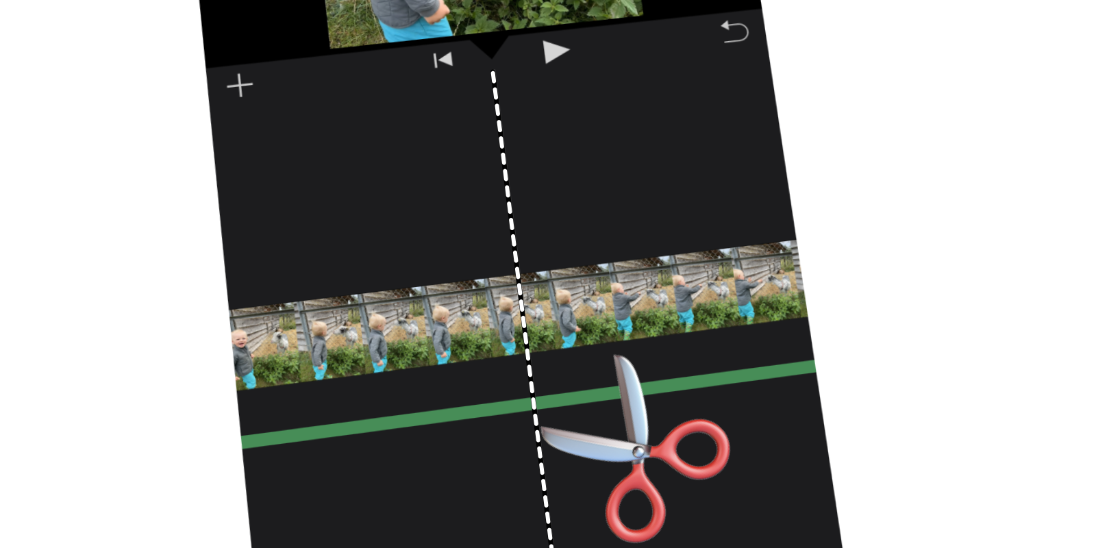 opdel videoklip iMovie Clips